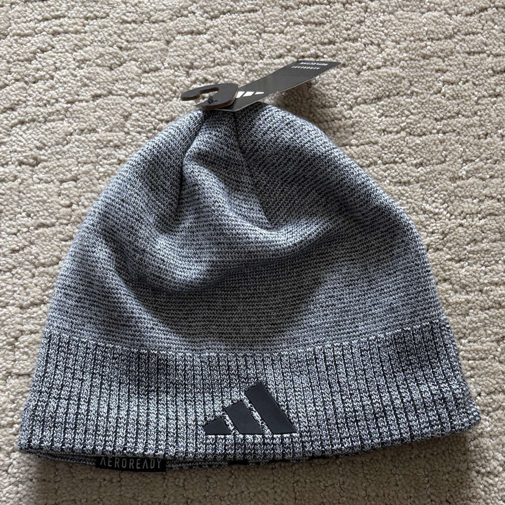 adidas Gray AEROREADY Knit Beanie